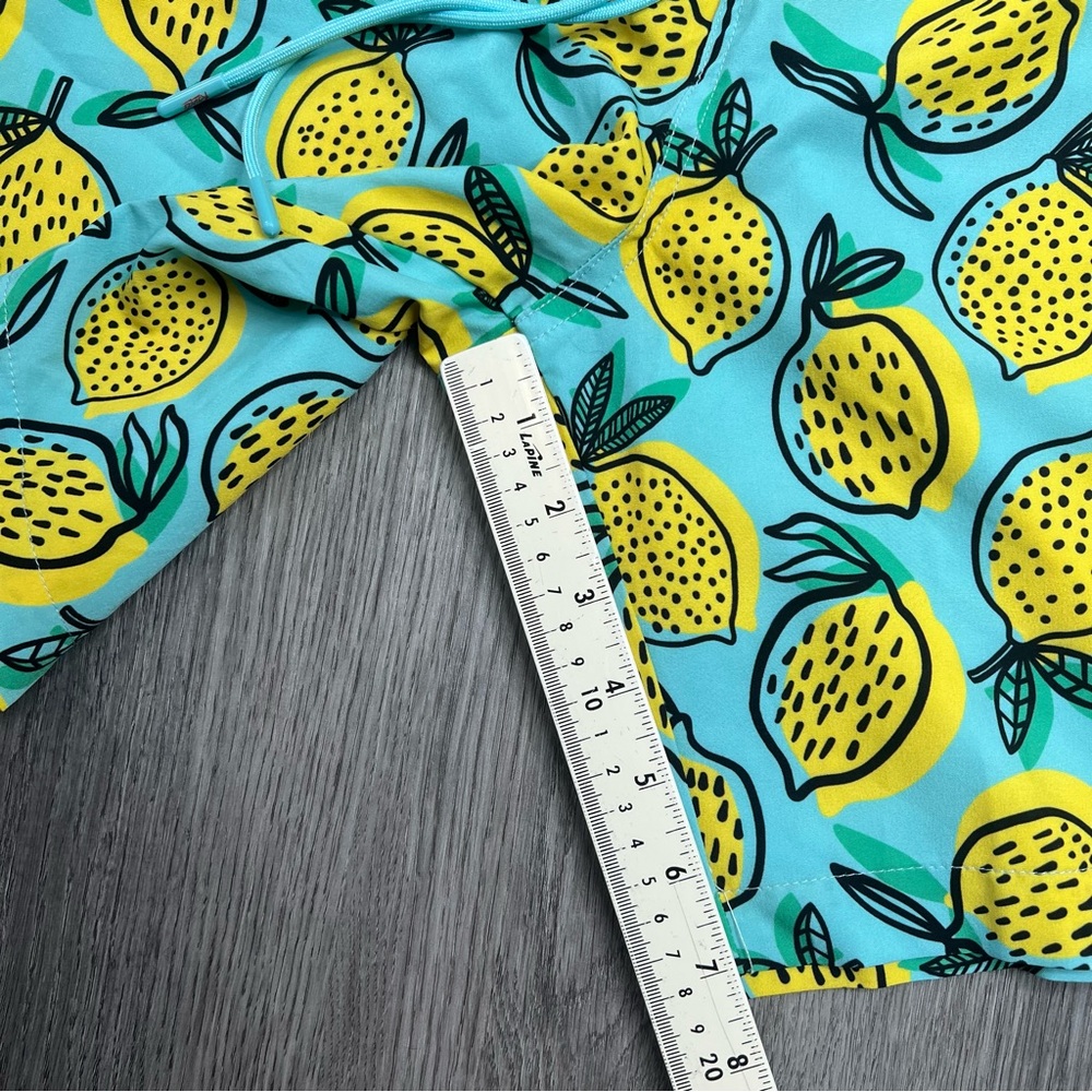 RSVLTS Hybrid Shorts Lemon Tropical Swim Trunks Men’s Size Small Unlined 7” - Picture 8 of 8